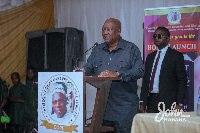 John Mahama at the book launch