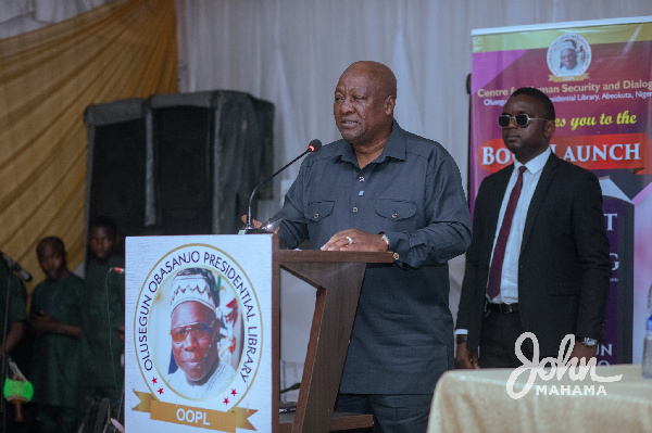 John Mahama at the book launch