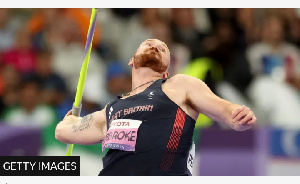 Daniel Pembroke threw more than four metres further than the silver medallist