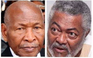 Sam Okudzeto and Former President Jerry John Rawlings