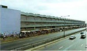 Deserted Kaneshie market