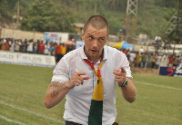 Medeama coach Tom Strand