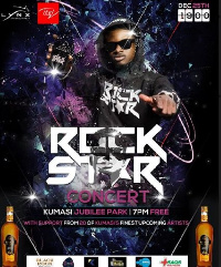 Highlife artiste, Kuami Eugene to host the second edition of Rockstar Concert on December, 25