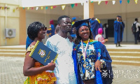 A UCC graduate with her relations