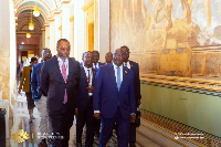 Vice President Dr Mahamudu Bawumia and Energy Minister, Dr Matthew Opoku Prempeh