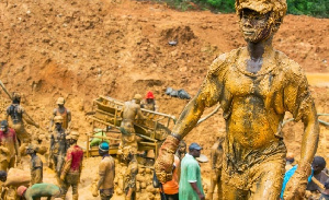 A galamsey site