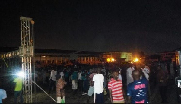 Thousands of people thronged the Jubilee Park in Kumasi