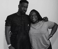 Nana Odum and client, Rapper Sarkodie