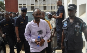 Alfred Agbesi Woyome Police Escort