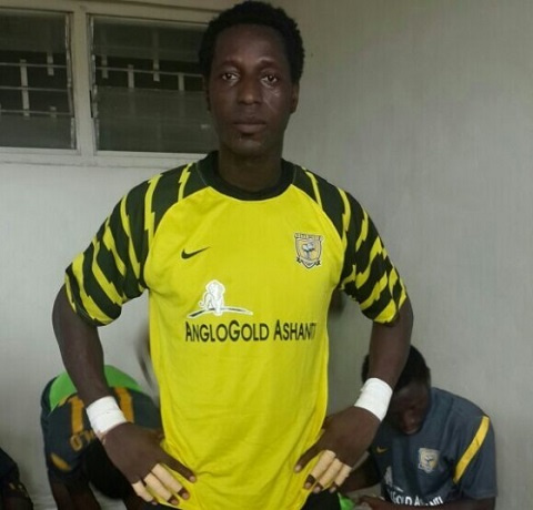 AshantiGold goalkeeper, Robert Dabuo