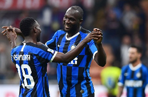 Kwadwo Asamoah Romelu Lukaku Inter Milan