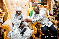 Alan Kyerematen with the Chief Imam