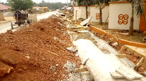 The road links Odumasi to the Sunyani - Techiman Road at New Dormaa was awarded on contract in 2016