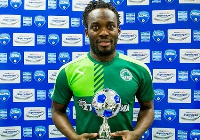 Ghana midfielder Michael Essien