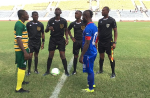 The  GFA Referees Committee has sanctioned Referee Thomas Alibo and Assistant referee John Nyavor