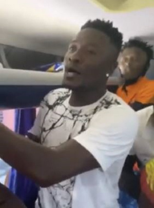 Legon Cities striker Asamoah Gyan