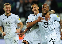 Andre Ayew hit a brace on his Swansea return