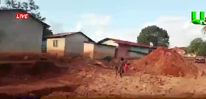 The entire Elubo township is being taken over by illegal mining activities