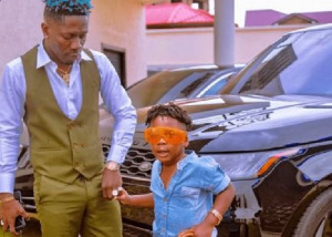 Shatta Wale with son, Majesty