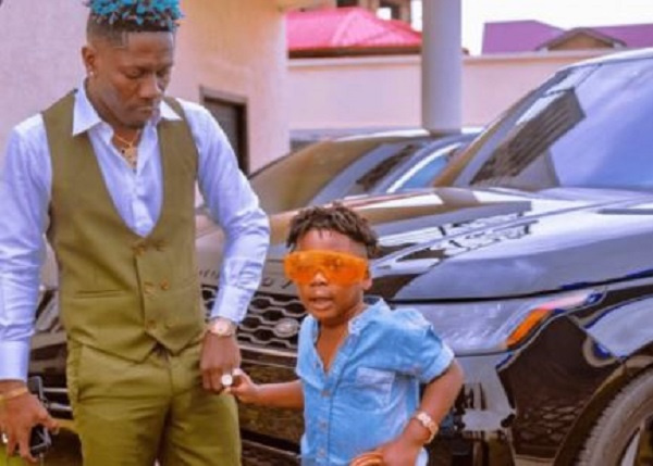 Shatta Wale with son, Majesty