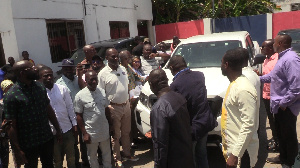 Kennedy Agyapong Donates Nissan Pickup To NPP