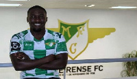 Godfried Frimpong,  Defender for Portuguese side Moreirense in the Primeira Liga