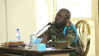 Lt Col. Kwasi Ware Peprah, Commanding Officer of 4th Battalion of Infantry