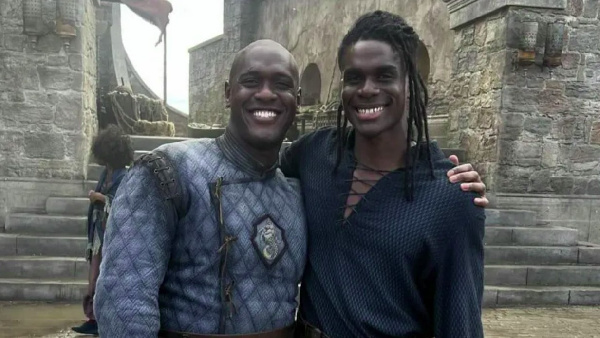 Abubakar Salim (left) is in the latest season of House of the Dragon