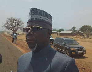 Outgoing Upper East Regional Minister Rockson Bukari