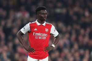 Arsenal winger, Bukayo Saka