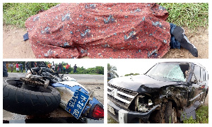 Rider Accident Cape Coast Higway