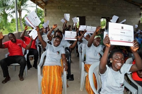 Engage Now Africa has graduated 54 adult literates from three communities in the Volta Region