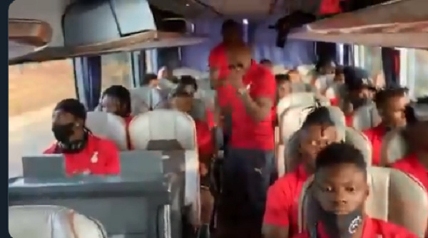 Black Stars set off to Titanic Stadium for Qatar friendly