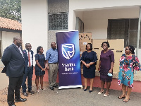 Delegates from Stanbic Bank Ghana and School of Communication Studies in a photo