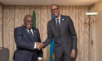 President Akufo-Addo with President Paul Kagame