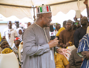 Former president, John Dramani Mahama