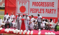 File photo: PPP executives at a rally