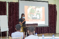 Beatrice Amina Ama, Girls Prefect, Kwegyir Aggrey Senior High