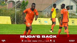 Asante Kotoko midfielder, Mudasiru Salifu