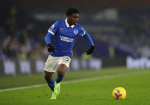 Brighton defender Tariq Lamptey