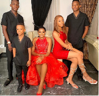 May Edochie and her children