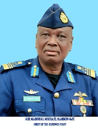 Air Marshall Michael Samson-Oje, Chief of the Defence Staff, GAF