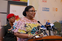 First Lady, Mrs. Rebecca Akufo-Addo addressing the 2nd African Girls Summit