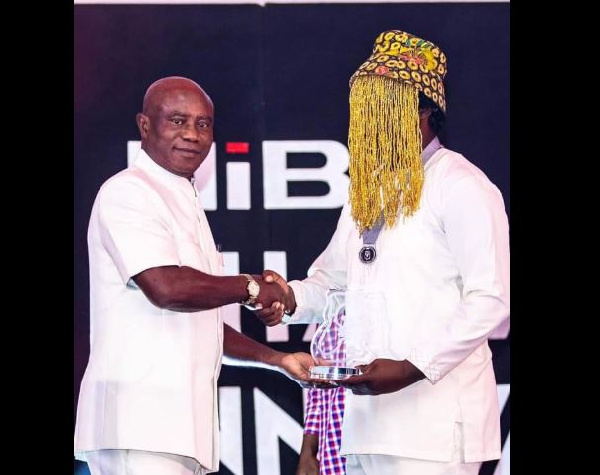 Anas Aremeyaw Anas was recognised for his contribution to Ghana's economy