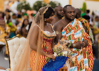 Barima Osei Mensah and Anita Boakye's wedding has been touted the 'wedding of the year'