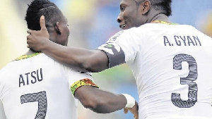 Atsu believes Gyan's experience will be key for Ghana in the 2019 AFCON