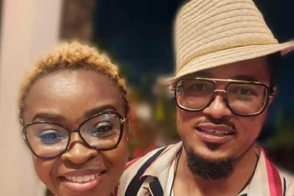 Van Vicker and his wife, Adjoa