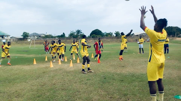 Hearts of Oak in training