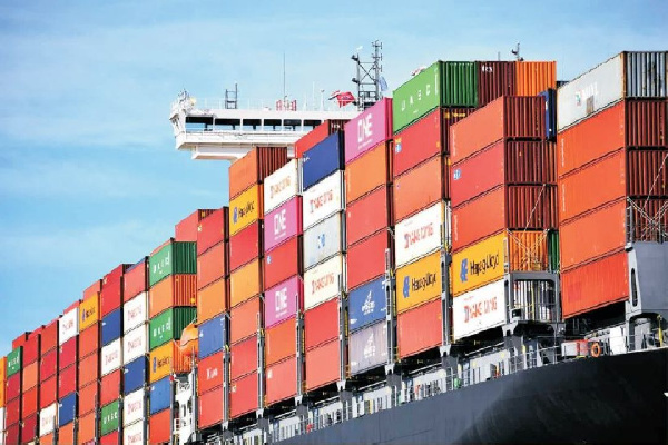 Shipping containers at the Tema Port