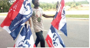 File photo of the NPP flag